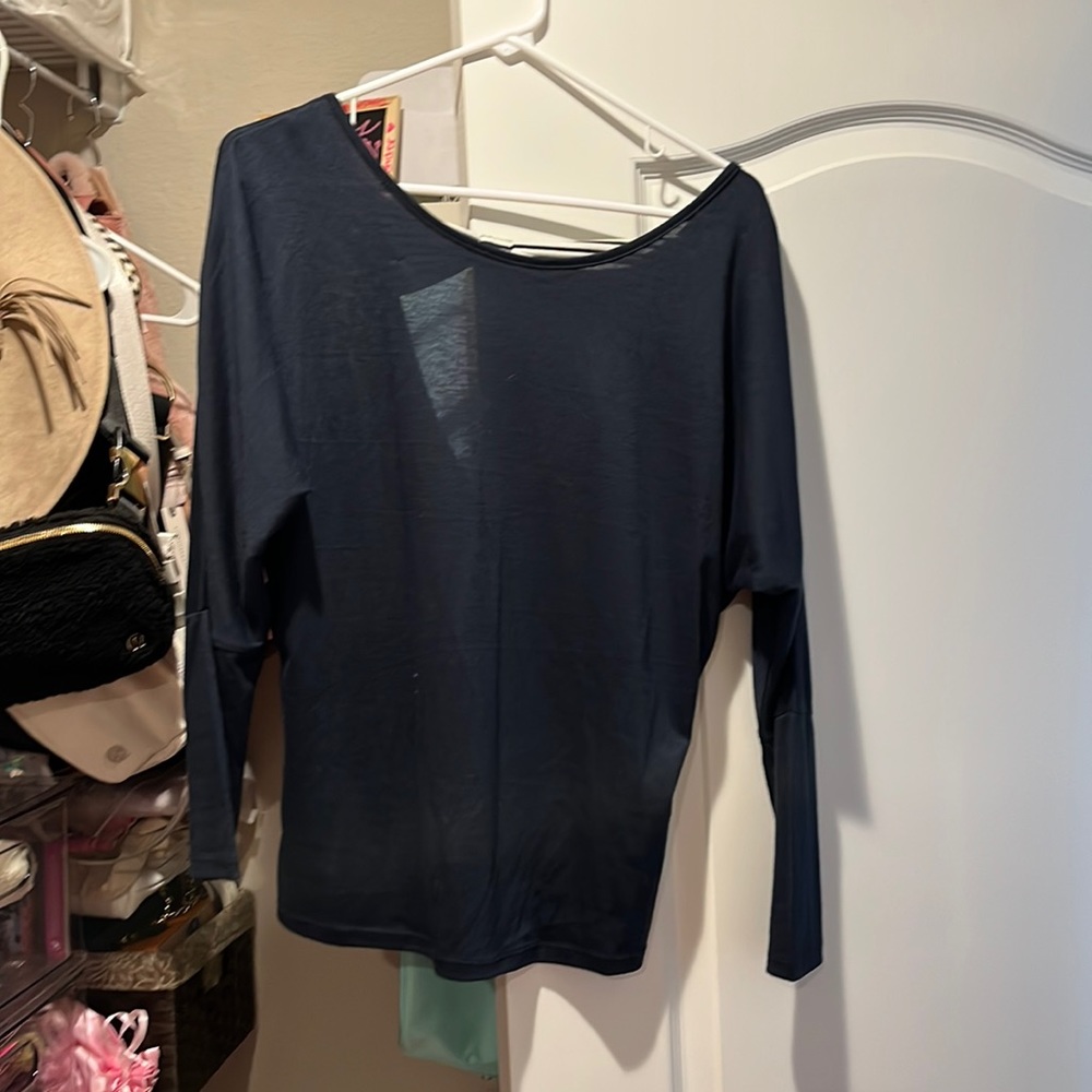 Game day Couture- bow back top- size M